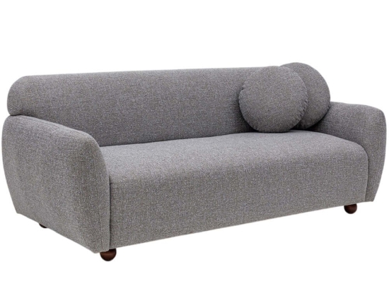 Καναπές Τριθέσιος Eddy 560ARE1346 223x83x86cm Light Grey