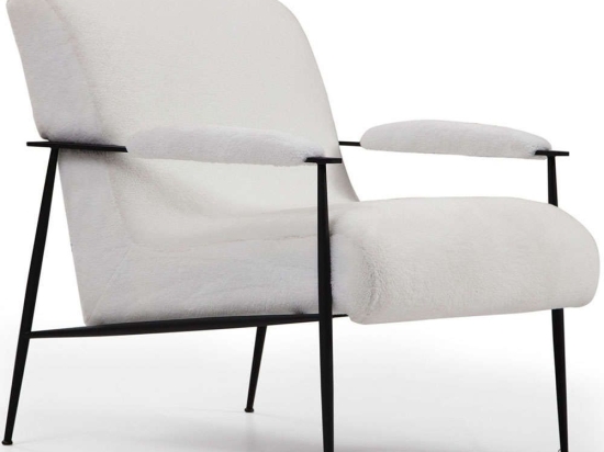 Πολυθρόνα Jazz 560ARE1731 75x80x85cm White-Black