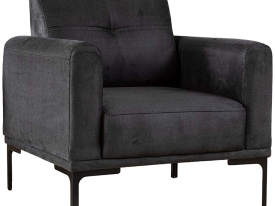 Πολυθρόνα Mustang 560ARE1733 88x86x88cm Anthracite