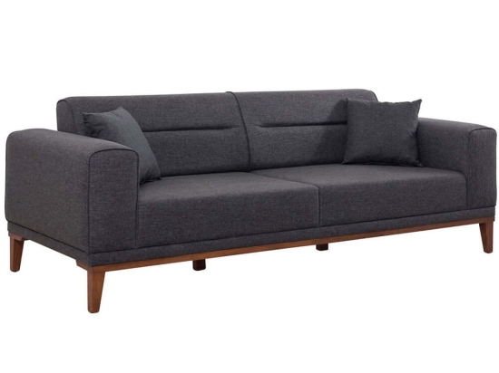 Καναπές - Κρεβάτι Τριθέσιος Liones 867UNQ1364 223x94x82cm Anthracite