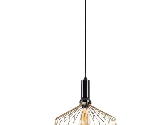 Φωτιστικό Οροφής Dear 942FLG1425 34x34x134cm 1xE27 40W Gold Opviq