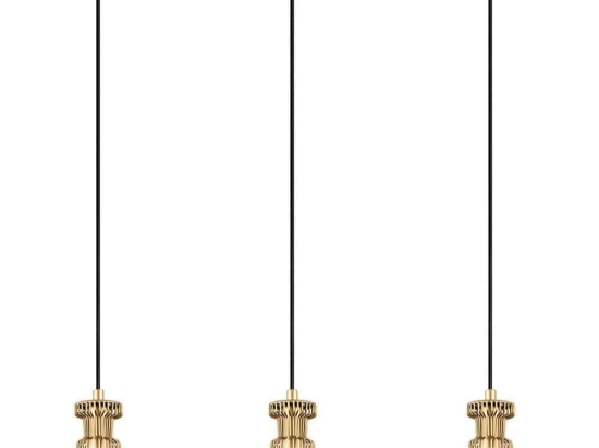 Φωτιστικό Οροφής - Ράγα Events 942FLG1440 96x23x129cm 3xE27 40W Gold Opviq