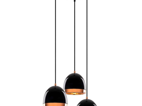 Φωτιστικό Οροφής Mugo 942FLG1481 35x35x110cm 3xE27 40W Black Opviq