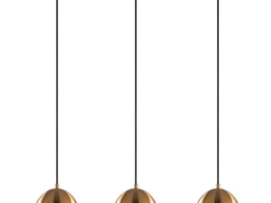 Φωτιστικό Οροφής - Ράγα Mugo 942FLG1486 62x17x110cm 3xE27 40W Gold Opviq