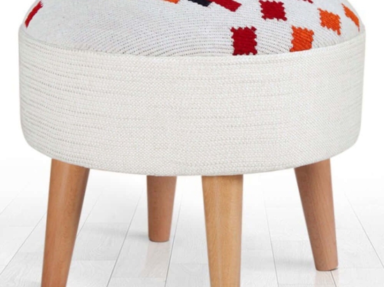 Σκαμπό Farm 209FLF1111 46x42cm White