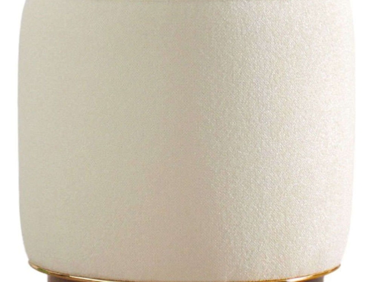 Σκαμπό Zeone 209FLF1147 42x43cm Cream
