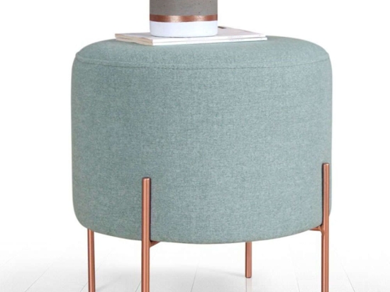 Σκαμπό 209FLF1174 40x42cm Green-Copper