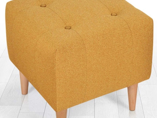Σκαμπό Tomp 209FLF1221 43x43x43cm Yellow