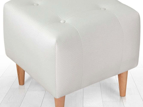 Σκαμπό Tomp 209FLF1224 43x43x43cm Cream