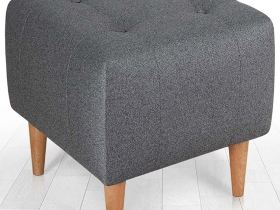 Σκαμπό Tomp 209FLF1225 43x43x43cm Grey