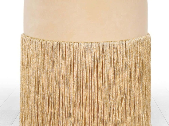 Σκαμπό Merkur 209FLF1255 Φ45x40cm Gold