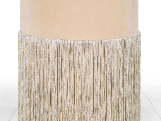 Σκαμπό Merkur 209FLF1256 Φ45x40cm Cream
