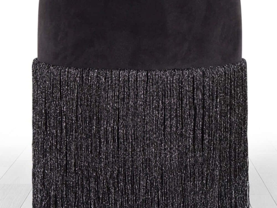 Σκαμπό Merkur 209FLF1258 Φ45x40cm Black