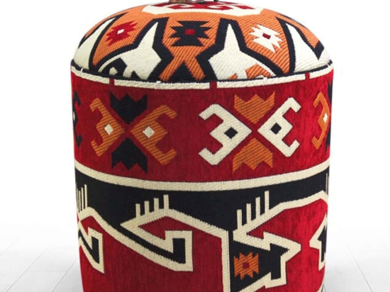 Σκαμπό Bozok 209FLF1308 40x46cm Multi