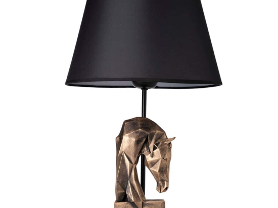 Φωτιστικό Επιτραπέζιο 687HMY1513 Φ24x50cm E27 40W Gold-Black Opviq