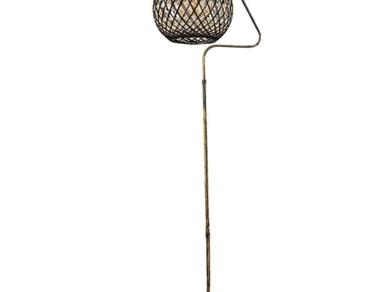 Φωτιστικό Δαπέδου 687HMY1904 22x154cm E27 60W Black-Gold Opviq