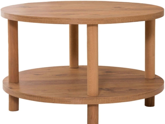 Τραπέζι Σαλονιού Roby 688DRA1301 Φ70x43,7cm Natural
