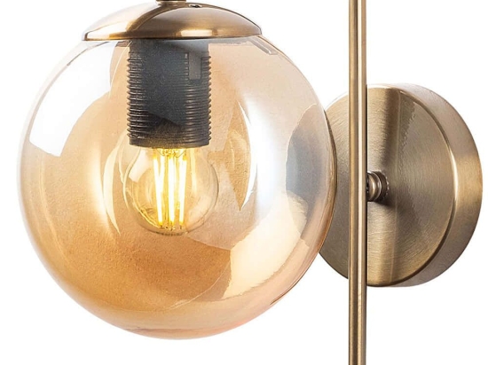 Φωτιστικό Τοίχου - Απλίκα 211LMP1122 15x28x23cm 1xE14 40W Gold Opviq