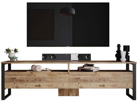 Έπιπλο Τηλεόρασης 956LCS1667 180x35,5x56cm Pine