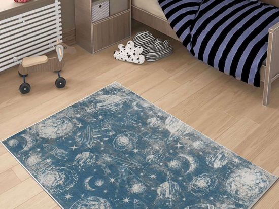 Χαλί W1010 213HFT1183 Blue-Grey Conceptum Hypnose 80X120cm