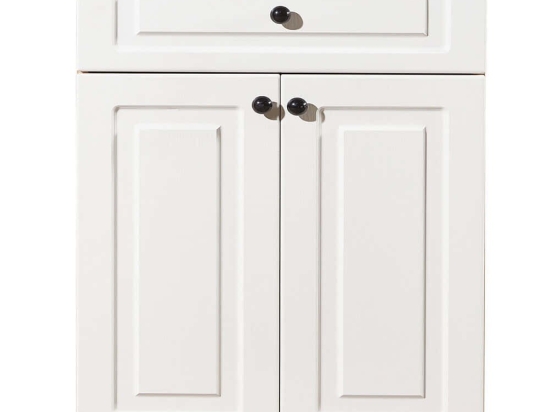 Ντουλάπι Tuvalle 230TVL1504 60x39x89,5cm Oak-White Μοριοσανίδα,Mdf