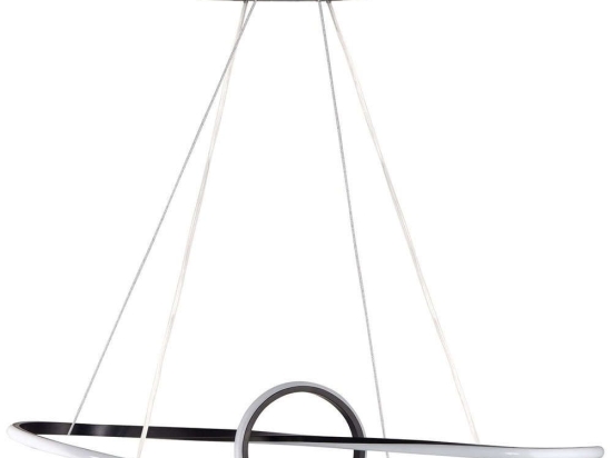 Φωτιστικό Οροφής - Ράγα Canum 166PRG1135 80x20x80cm Led 40-60W 4000K Black Opviq