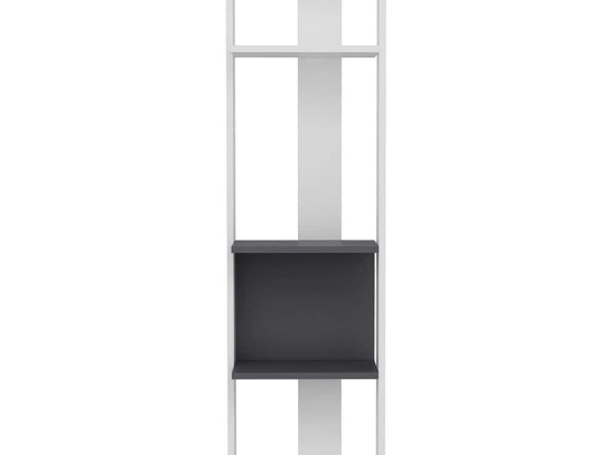Ραφιέρα Δαπέδου Abis Narrow 935CMN1154 43,6x26,8x165cm White-Anthracite