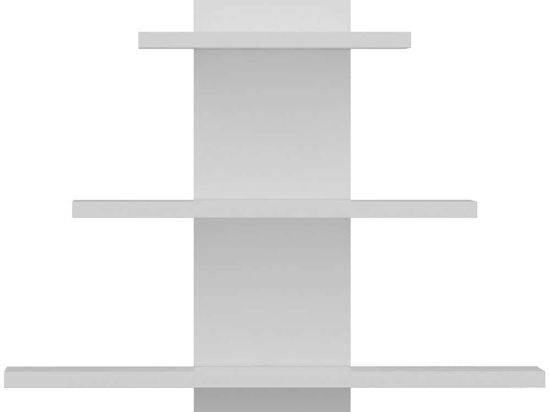 Ραφιέρα Τοίχου Ohio 935CMN1320 59,6x19,4x59,6cm White