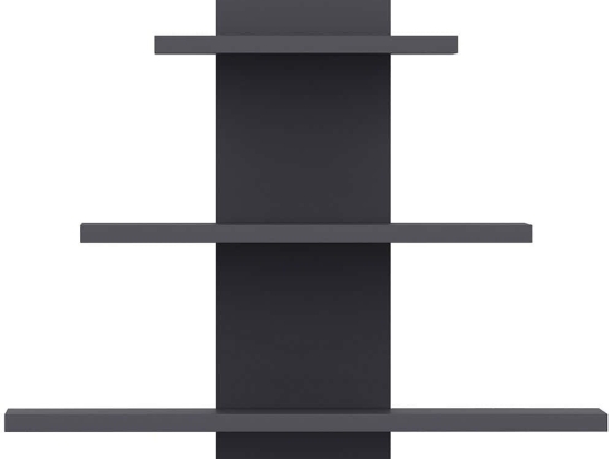 Ραφιέρα Τοίχου Ohio 935CMN1321 59,6x19,4x59,6cm Anthracite