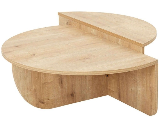 Τραπέζια Σαλονιού Podium (Σετ 2Τμχ) 552NOS2270 90x60x30/85x30x35cm Oak