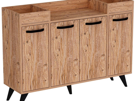 Μπουφές Visar 505CRL1312 120x35x88,5cm Pine Μοριοσανίδα, Μελαμίνη