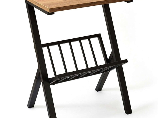 Τραπεζάκι Βοηθητικό 706CLN1106 62x45x29,5cm Oak-Black