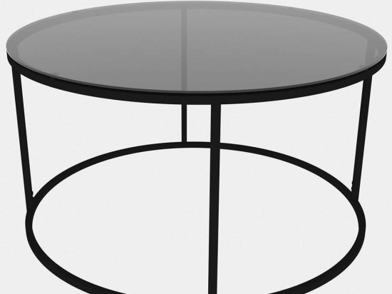 Τραπέζι Σαλονιού Startis 706CLN1140 60x60x45 Black