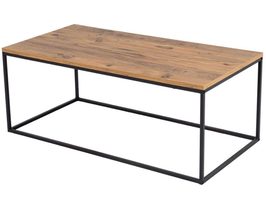 Τραπέζι Σαλονιού Gonca 706CLN1148 110x55x43cm Oak-Black