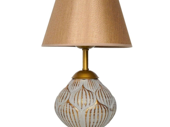 Φωτιστικό Επιτραπέζιο 687HMY2151 15x40cm E27 40W Grey-Gold Opviq