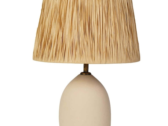 Φωτιστικό Επιτραπέζιο 687HMY2169 40x70cm E27 40W Cream Opviq