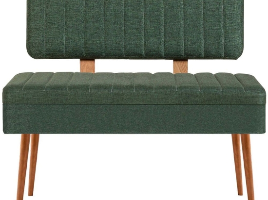 Παγκάκι Vina 869VEL5286 110x40x82,5cm Green-Oak
