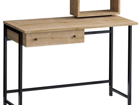 Γραφείο Mood 393MRD1313 100x45x74cm Oak-Black