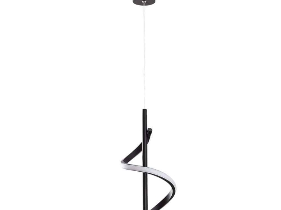 Φωτιστικό Οροφής Likma 119FRS1513 16x16x50/100cm Led 11W 3000K Black Opviq