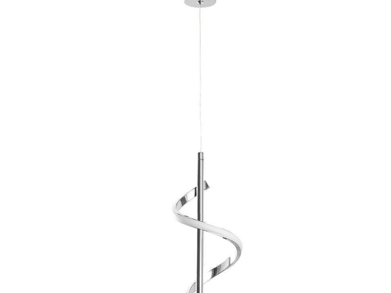 Φωτιστικό Οροφής Likma 119FRS1516 16x16x50/100cm Led 11W 3000K Chrome Opviq