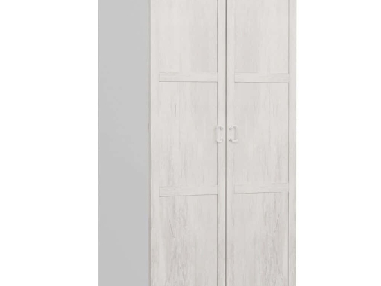 Ντουλάπα Δίφυλλη Kale Chain 506MNR2147 90x52x210cm White Δίφυλλη