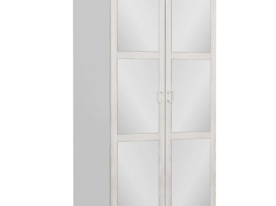 Ντουλάπα Δίφυλλη Kale Chain 506MNR2149 90x52x210cm White Δίφυλλη