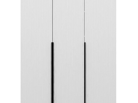 Ντουλάπα Τρίφυλλη Kale 506MNR2288 135x52x210cm White Τρίφυλλη