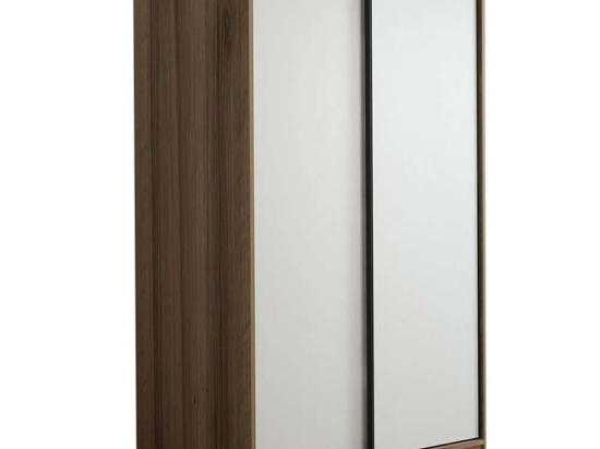 Ντουλάπα Δίφυλλη Kale 506MNR2314 120x60x190cm White-Oak Δίφυλλη