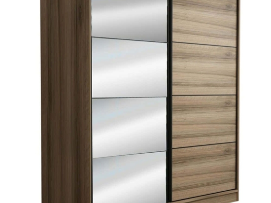 Ντουλάπα Δίφυλλη Kale 506MNR2634 180x52x210cm Oak Δίφυλλη