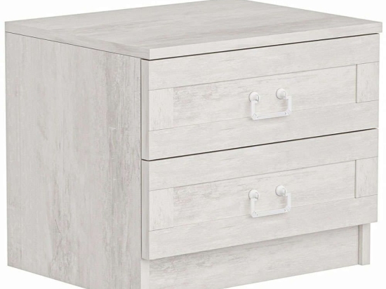 Κομοδίνο Kale 506MNR1510 54x47x40cm White