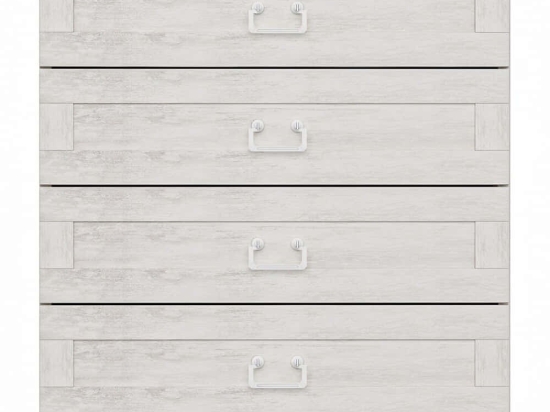 Συρταριέρα Kale 506MNR1527 72x42x77cm White