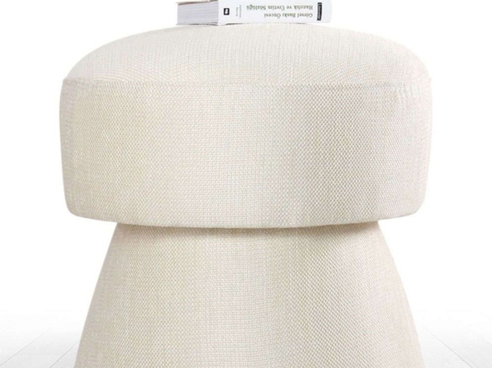 Σκαμπό Endor 209FLF1364 Φ48x45cm Cream