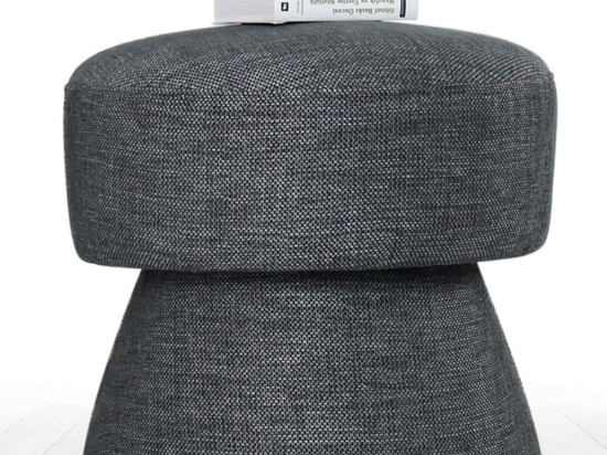 Σκαμπό Endor 209FLF1369 Φ48x45cm Dark Grey