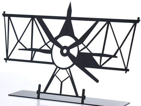 Διακοσμητικό Επιτραπέζιο Glider 901LMN1120 28x17cm Black Aberto Design Μέταλλο